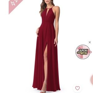 Azazie bridesmaid dress. Size 8. Burgundy